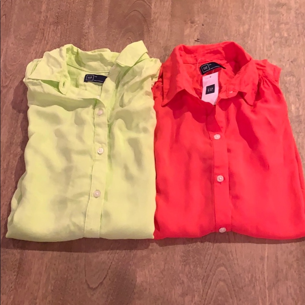 Gap sleeveless blouses